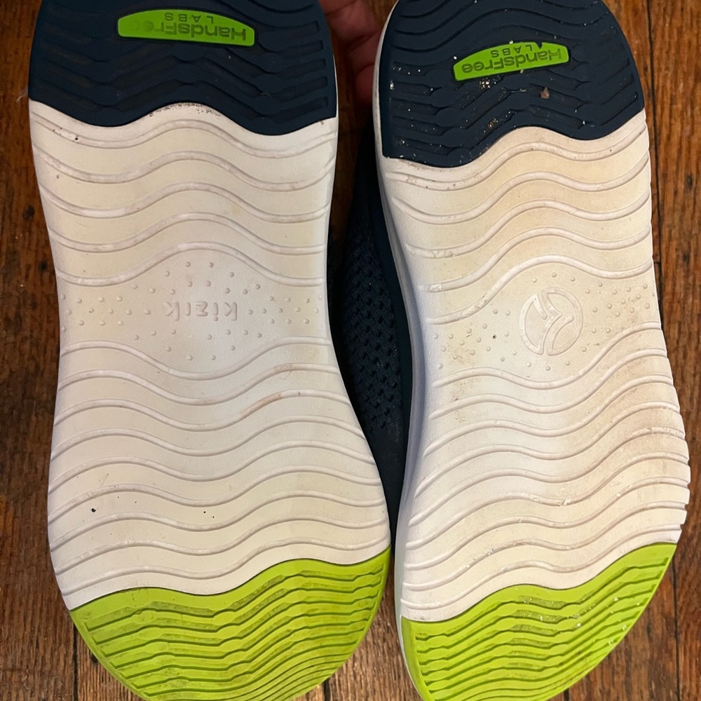 Kizik Lima HandsFree Shoes Mens 7.5 Womens 9 Tidepool Blue Walking Sneakers EUC - Picture 4 of 5